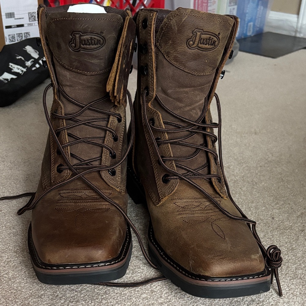Justin boots size 12 men’s